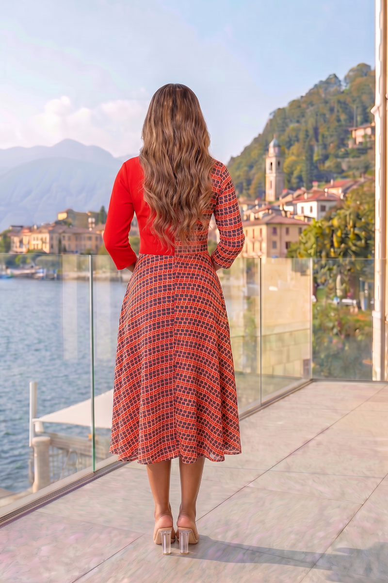 Plade Red Dress