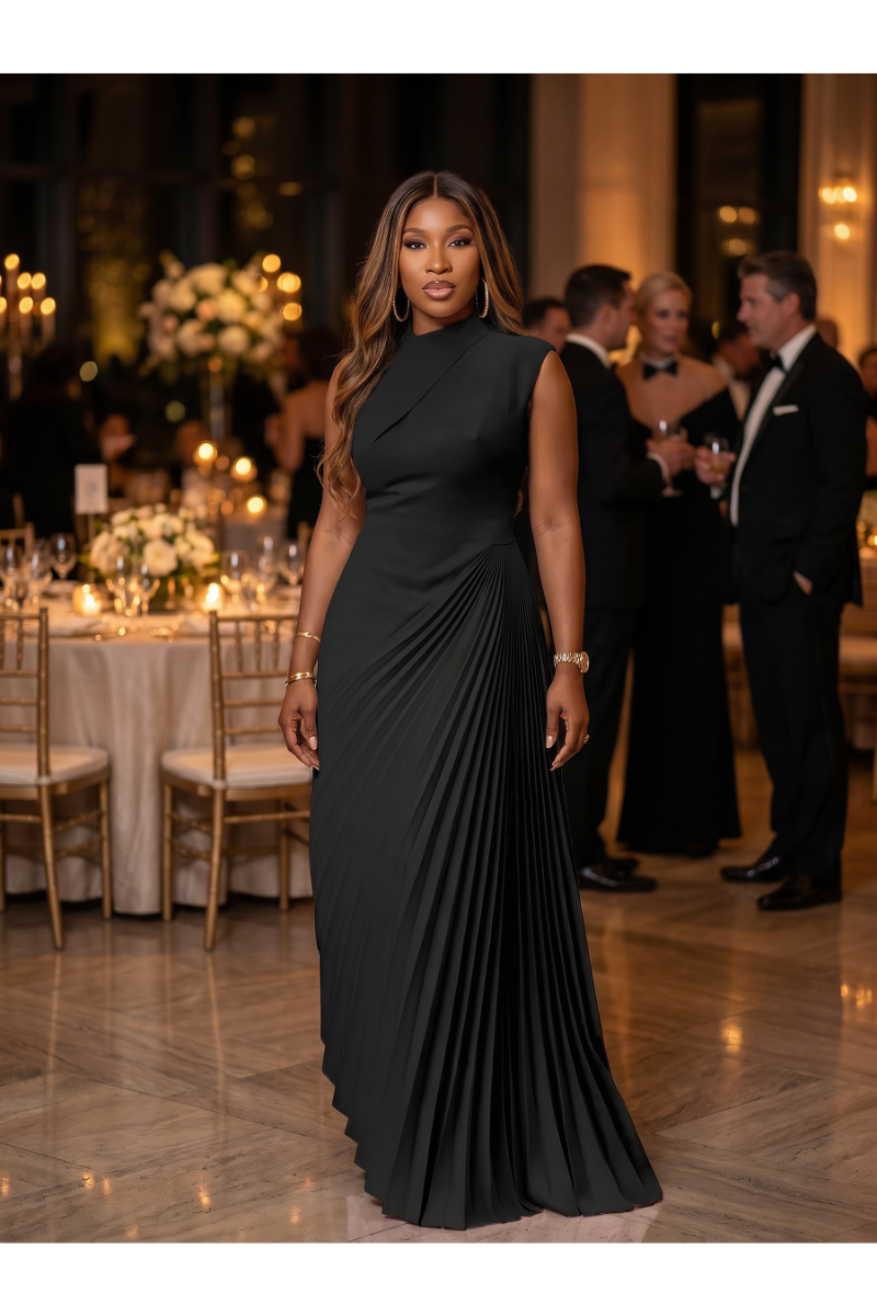 Victoria Pleated Dress