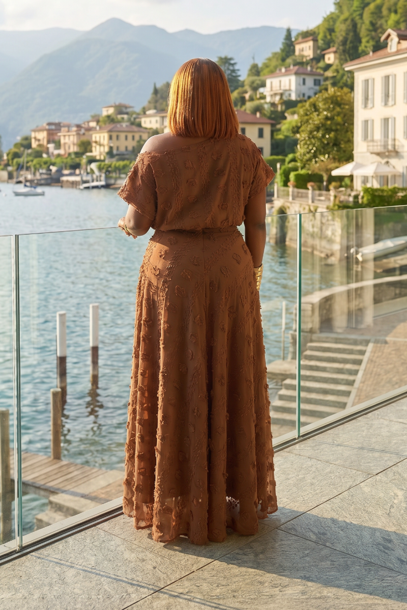 Brown Majesty 2 piece Set