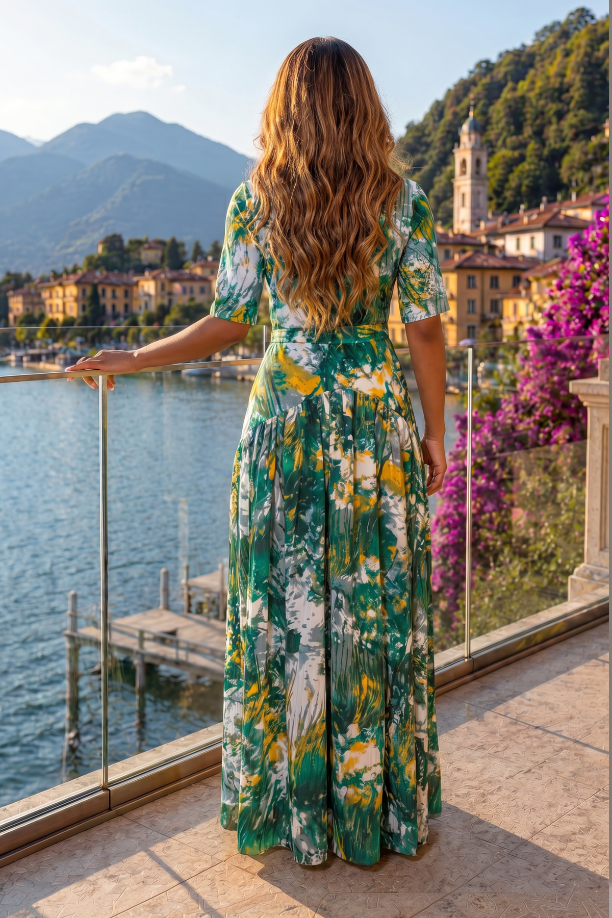 Meridian Abstract Dress