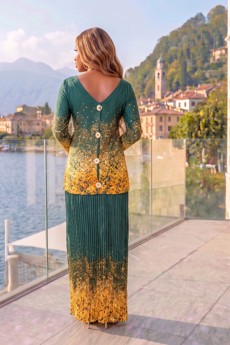 Emerald Mirage Gown