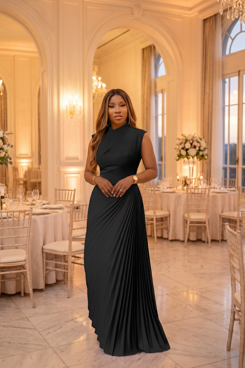 Victoria Pleated Dress