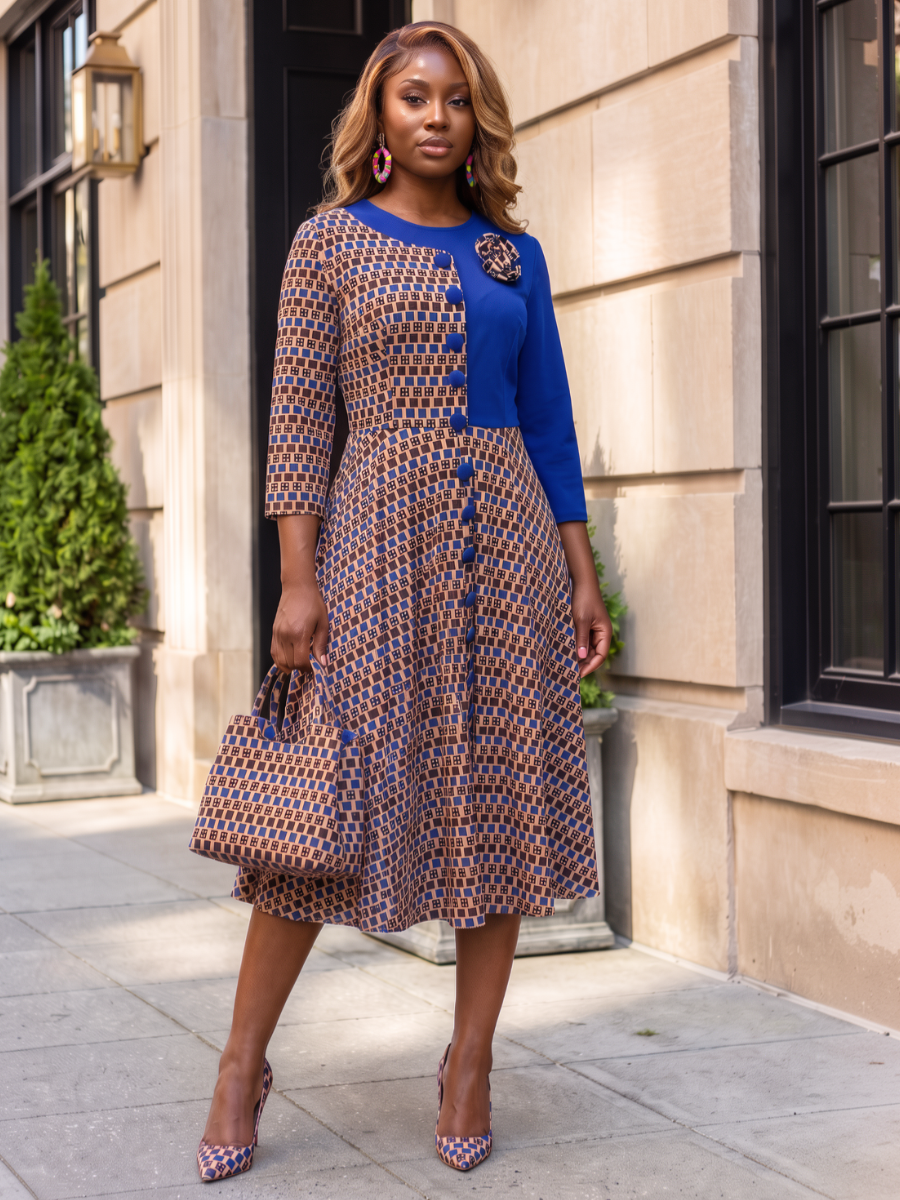Mosaic Sapphire Dress