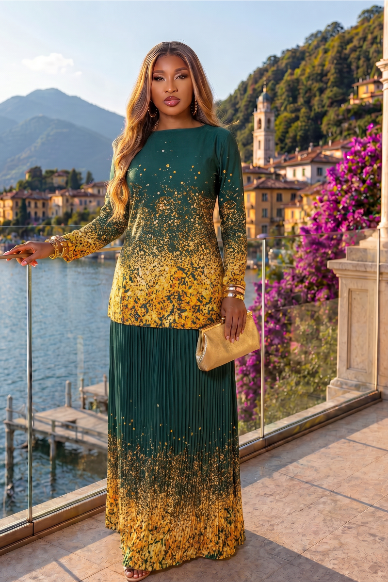 Emerald Mirage Gown
